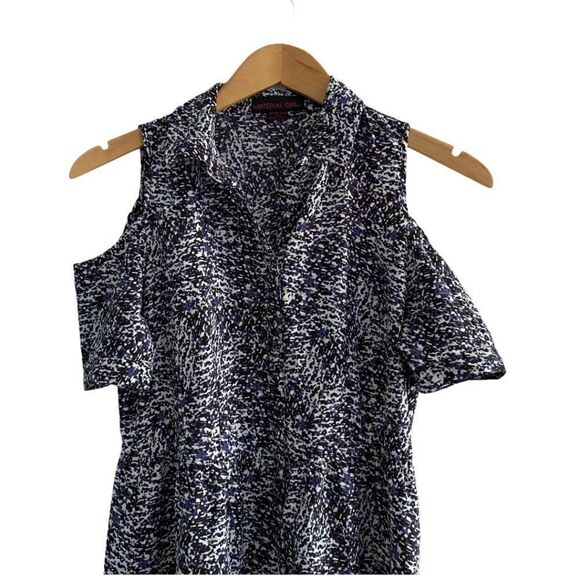 MATERIAL GIRL Button Up Camo Print Dress US L - Picture 3 of 7